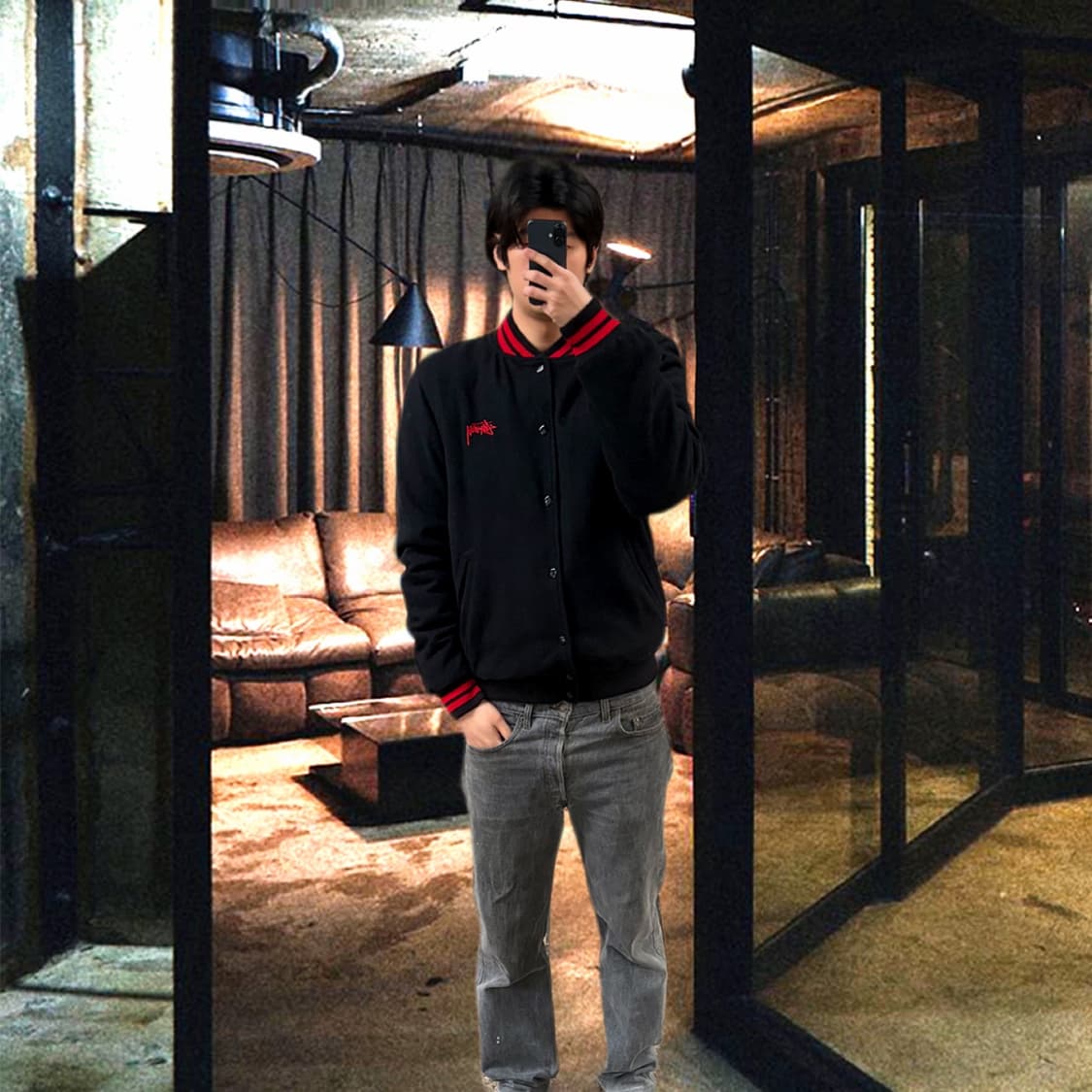 스투시 울 바시티 자켓 [S] 상품이미지1