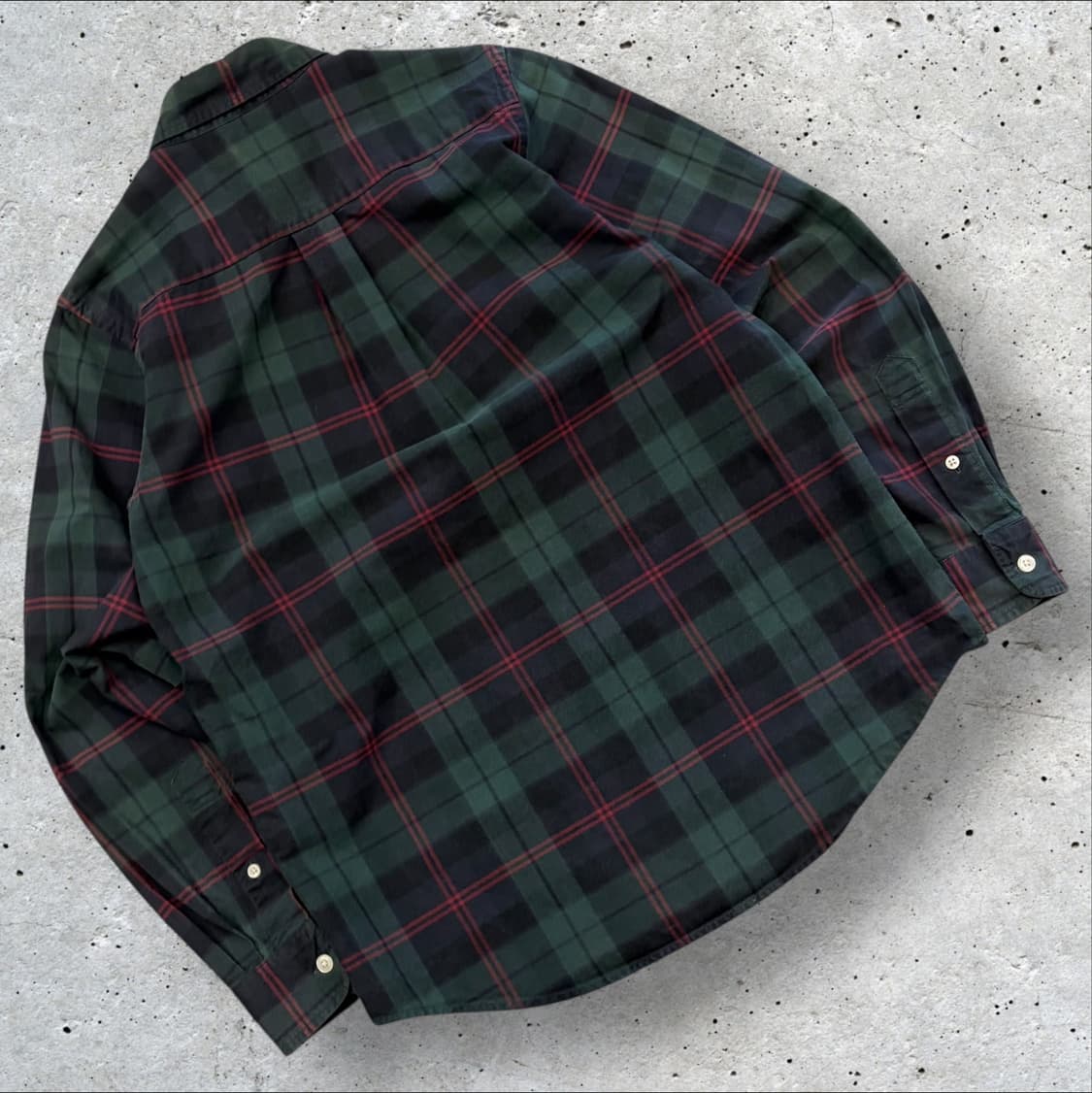 [S] 폴로 랄프로렌 타탄 체크 셔츠 그린 B804 상품이미지2