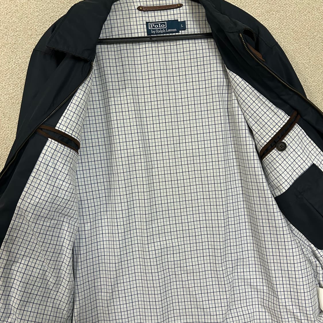 (L) 폴로 랄프로렌 네이비 폴리쉘 스윙톱 자켓 상품이미지5