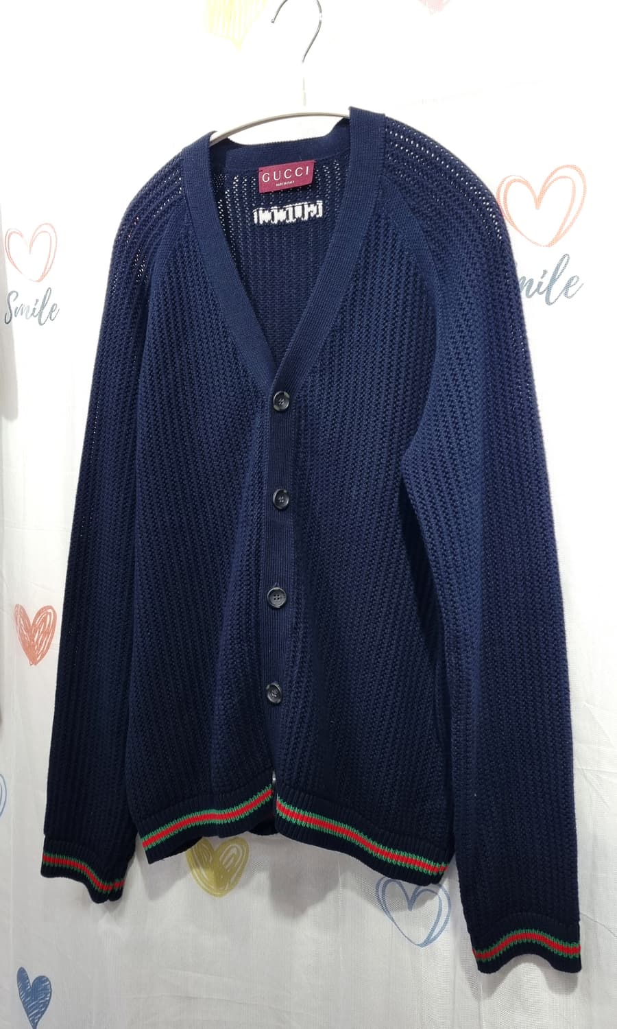 정품) 구찌  코튼 니트 가디건  상품이미지2