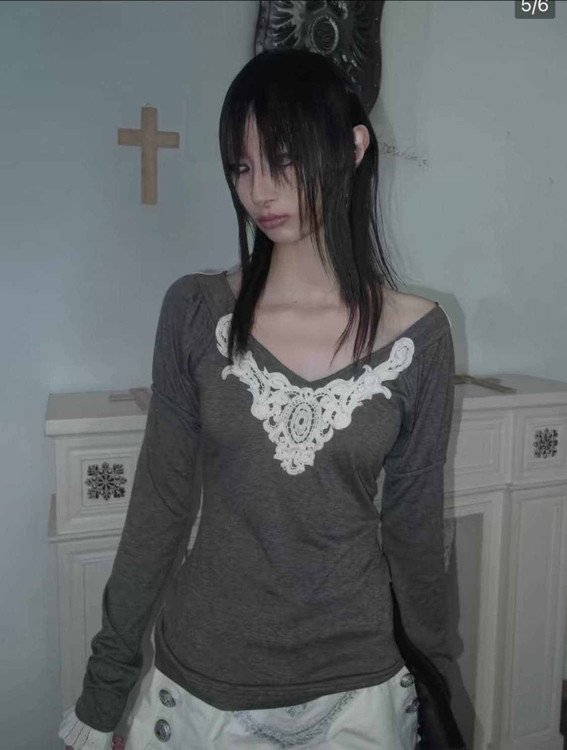 앤틱 자수패치 롱슬리브 상품이미지4