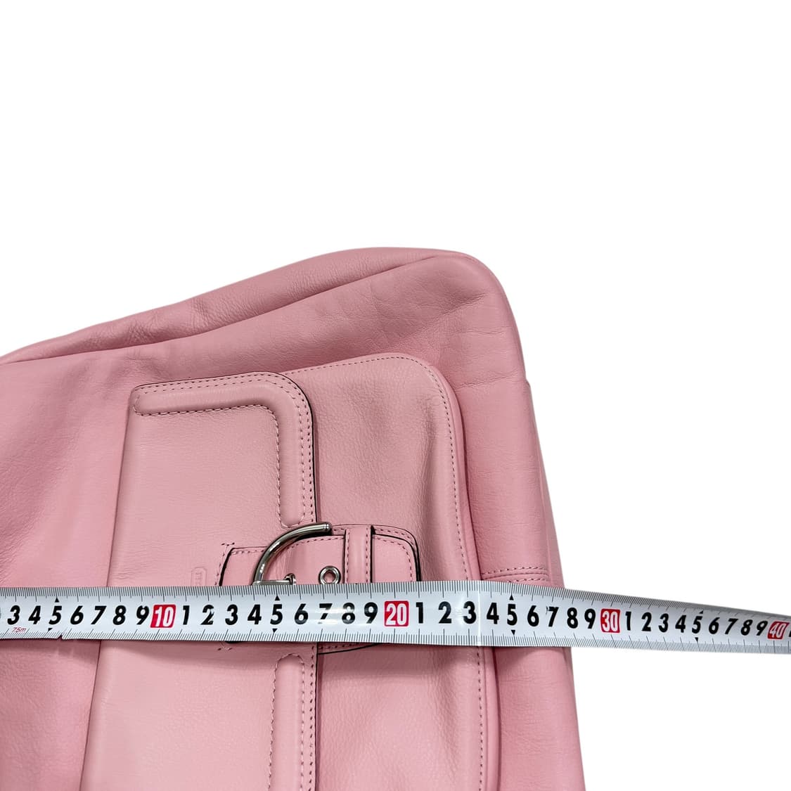 코치 빈티지 핑크 레더 버클 숄더백 호보백 Y2K 가방 상품이미지8