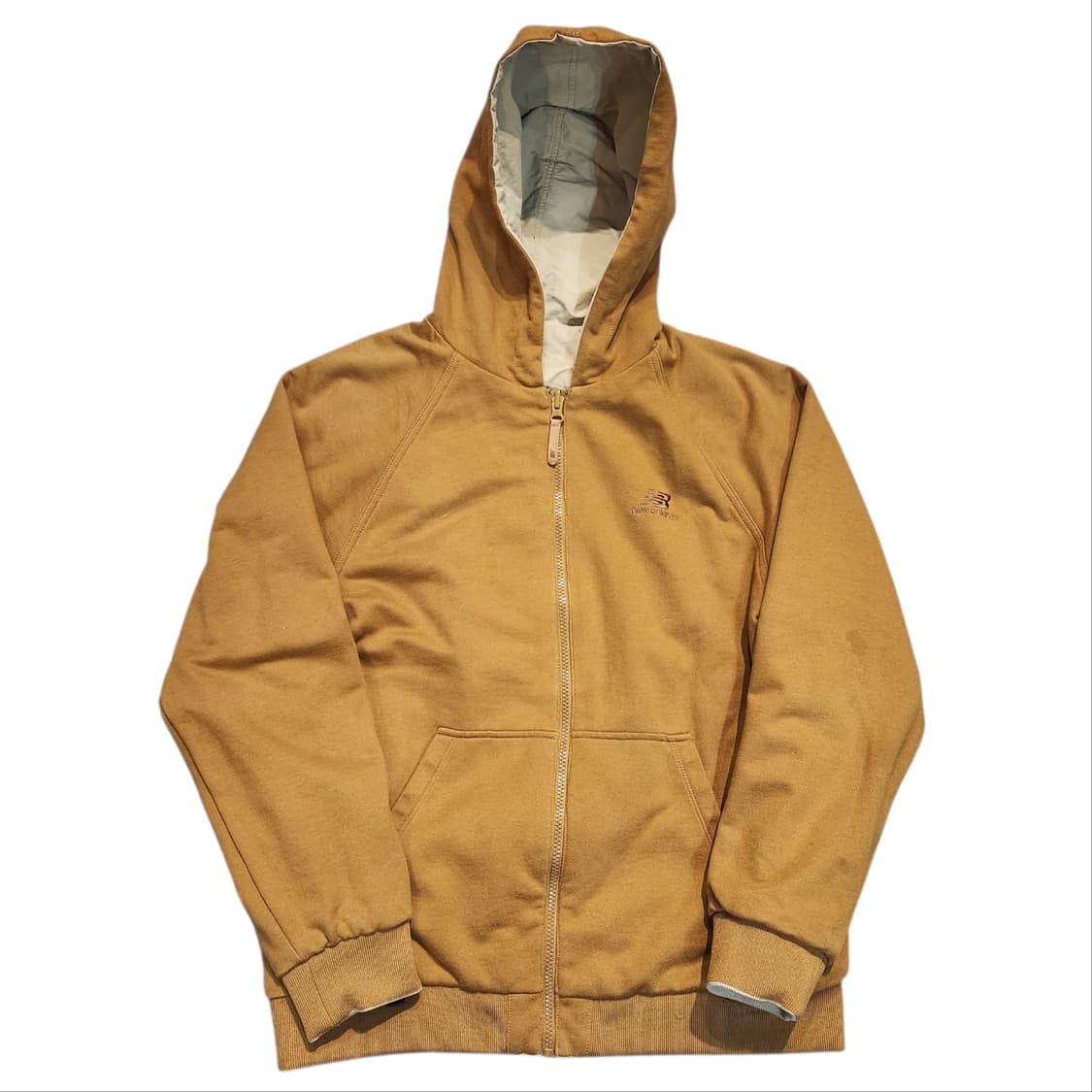 뉴발란스 리버시블 후드집업 점퍼 베이지 (M) 상품이미지3