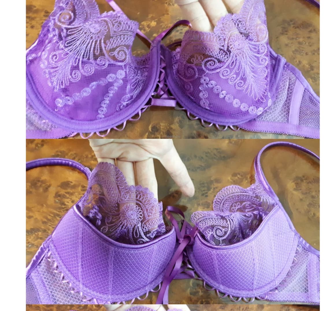 새상 프랑스 명품 valisere 브라 팬티 세트  상품이미지4