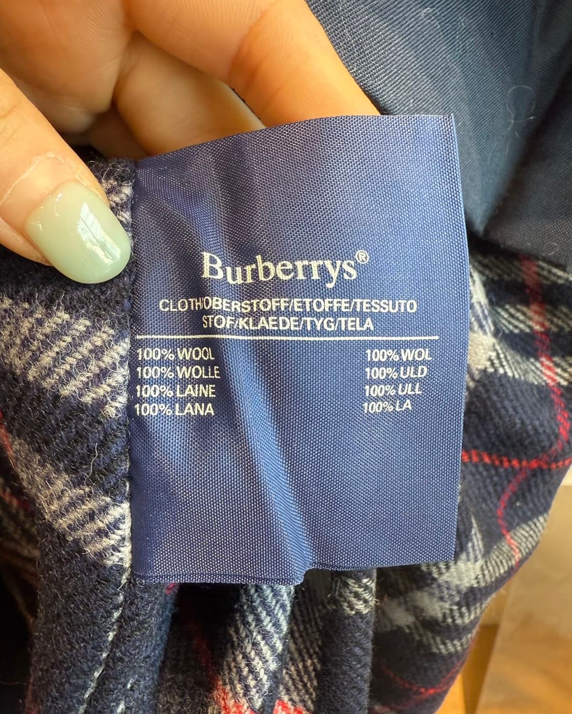 버버리 네이비 더블 트렌치코트  상품이미지10