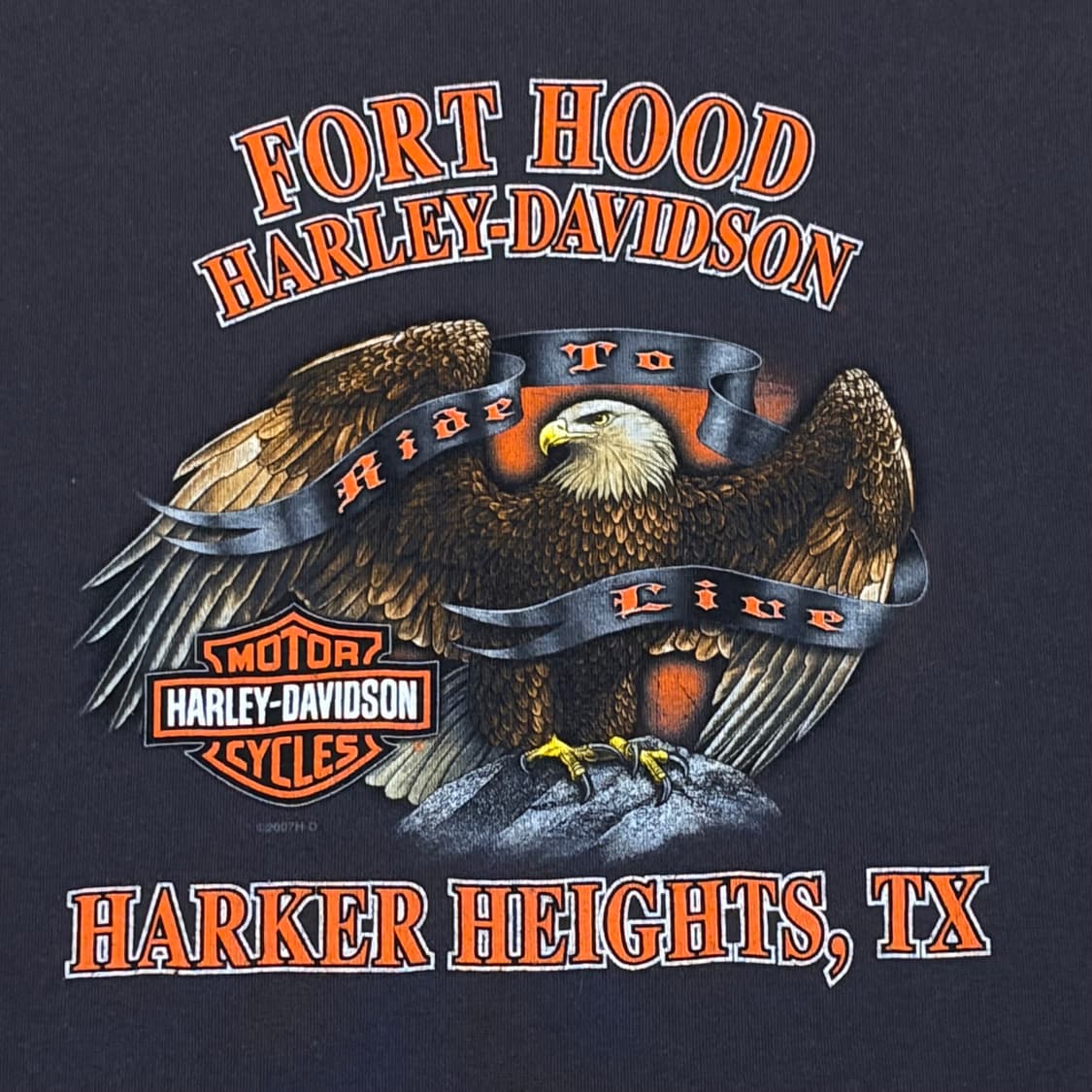 Made in USA 미국 빈티지 할리데이비슨 스카치 반팔티 상품이미지8