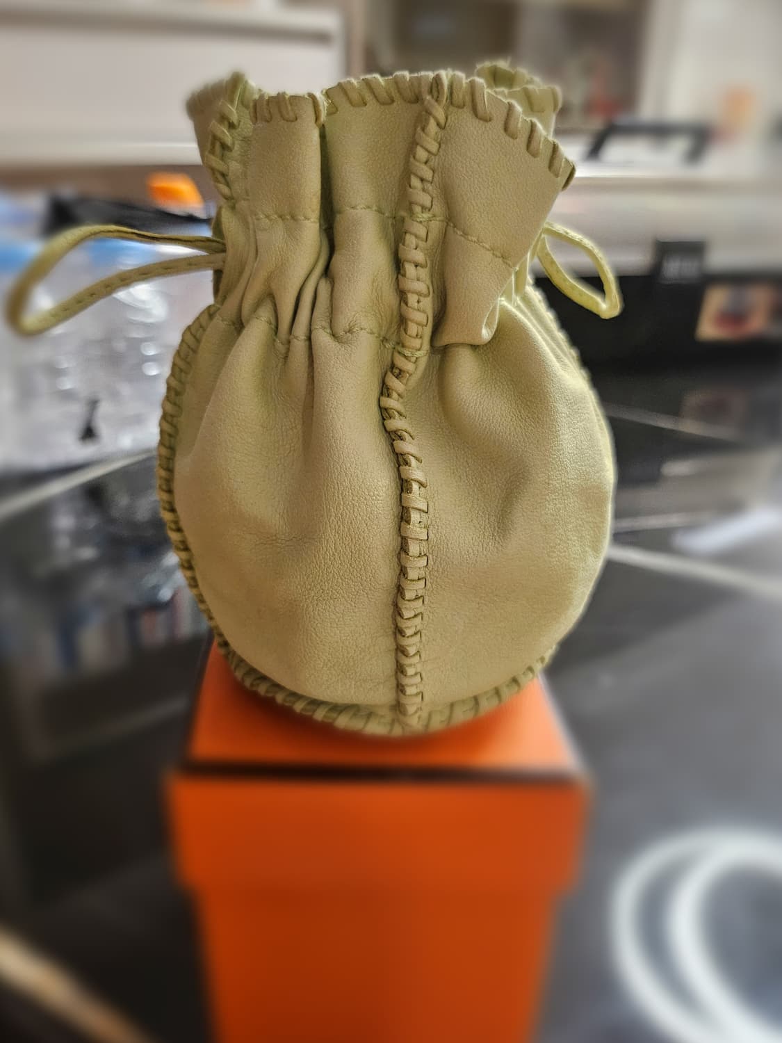 Hermès에르메스 복주머니 미니  파우치 상품이미지2