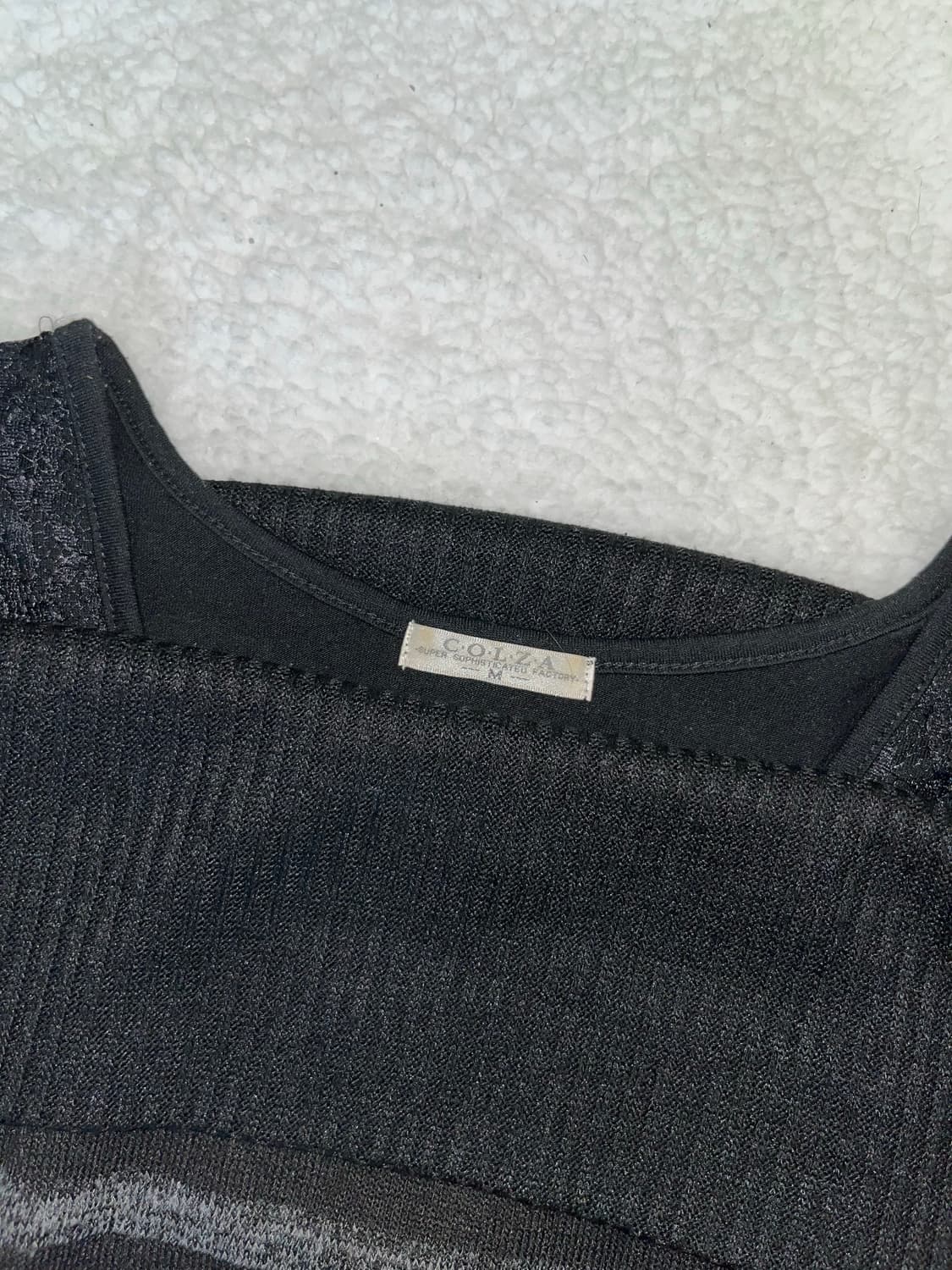 stripe off-shoulder knit 상품이미지2