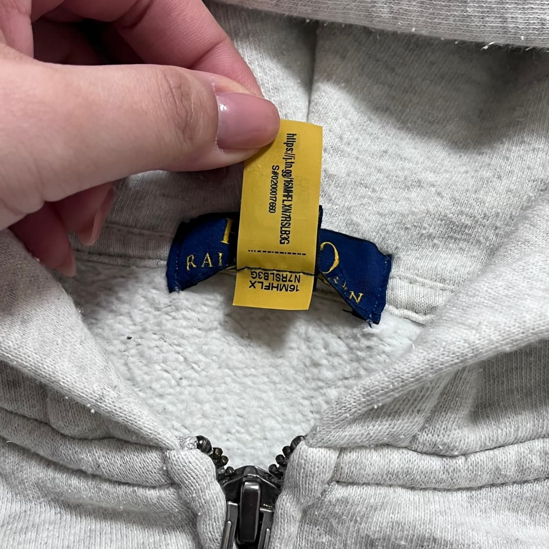 [정품] 폴로 그레이 / 네이비포니 기모 후집 [ XL ] 상품이미지7