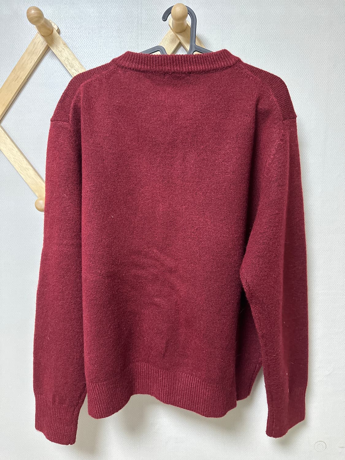 엑스컨테이너 미니멀 버튼 라운드넥 크롭 가디건  상품이미지3