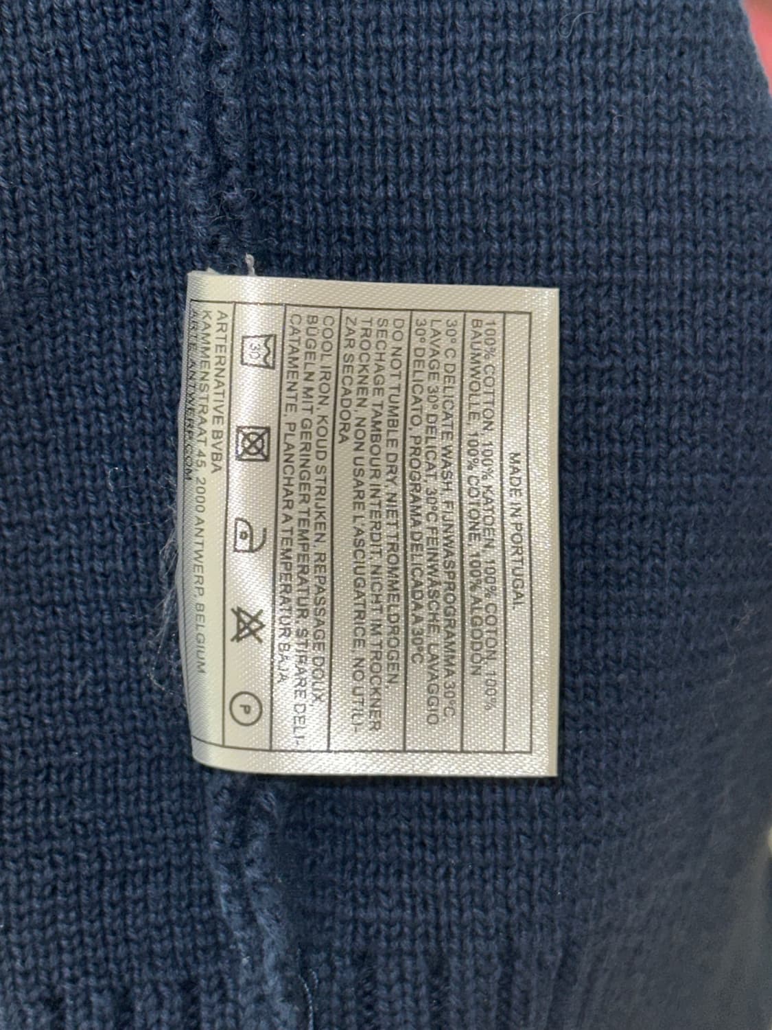 아르테 앤트워프 Keler Contrast Cardigan 네이비 상품이미지7