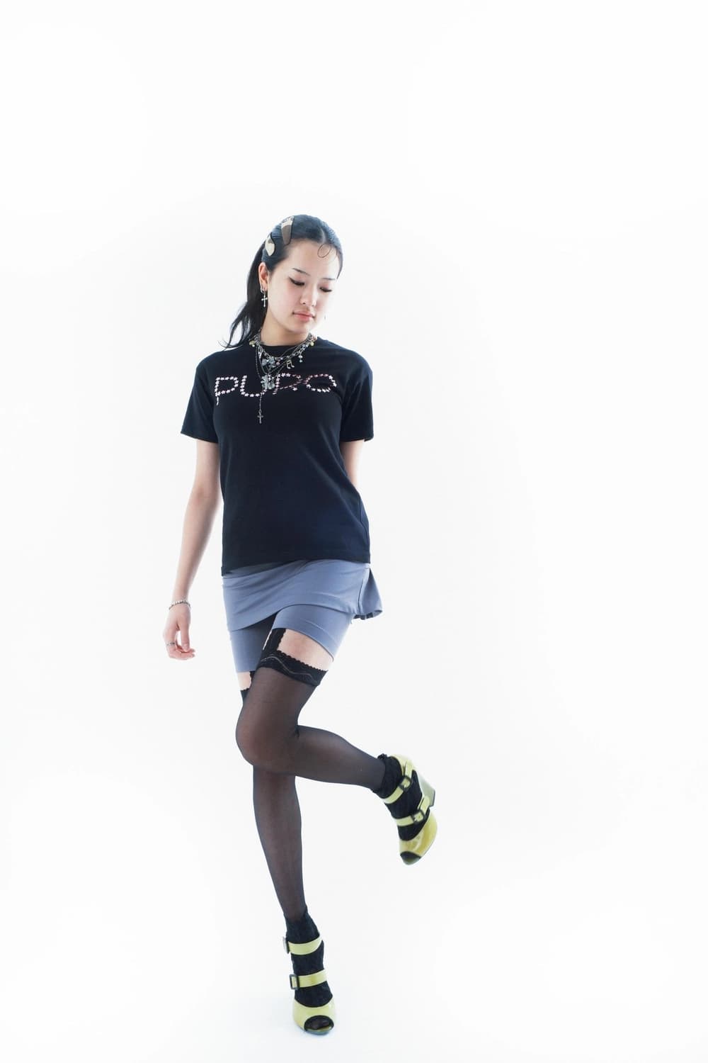 샬롬클럽 COOL PLEATS PANTS-GRAY  상품이미지1