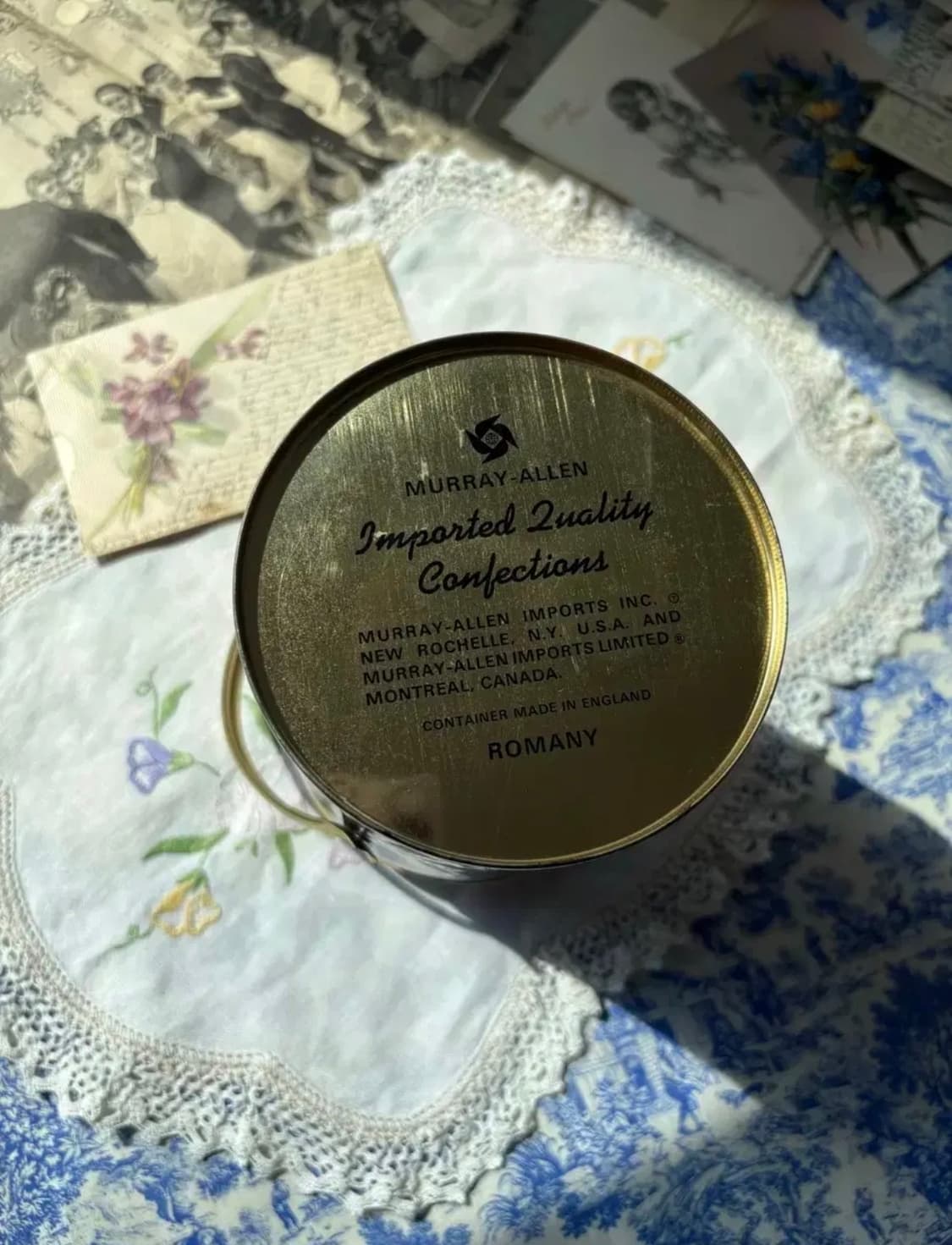 영국 빈티지 murray allen 핸들 틴케이스 상품이미지4