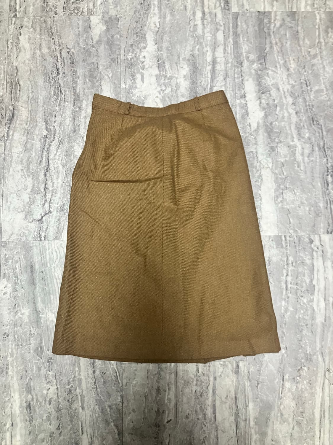 일본빈티지 하구미모리걸 아오이유우 울미디스커트 초코브라운 바온빈블릿킴 상품이미지2