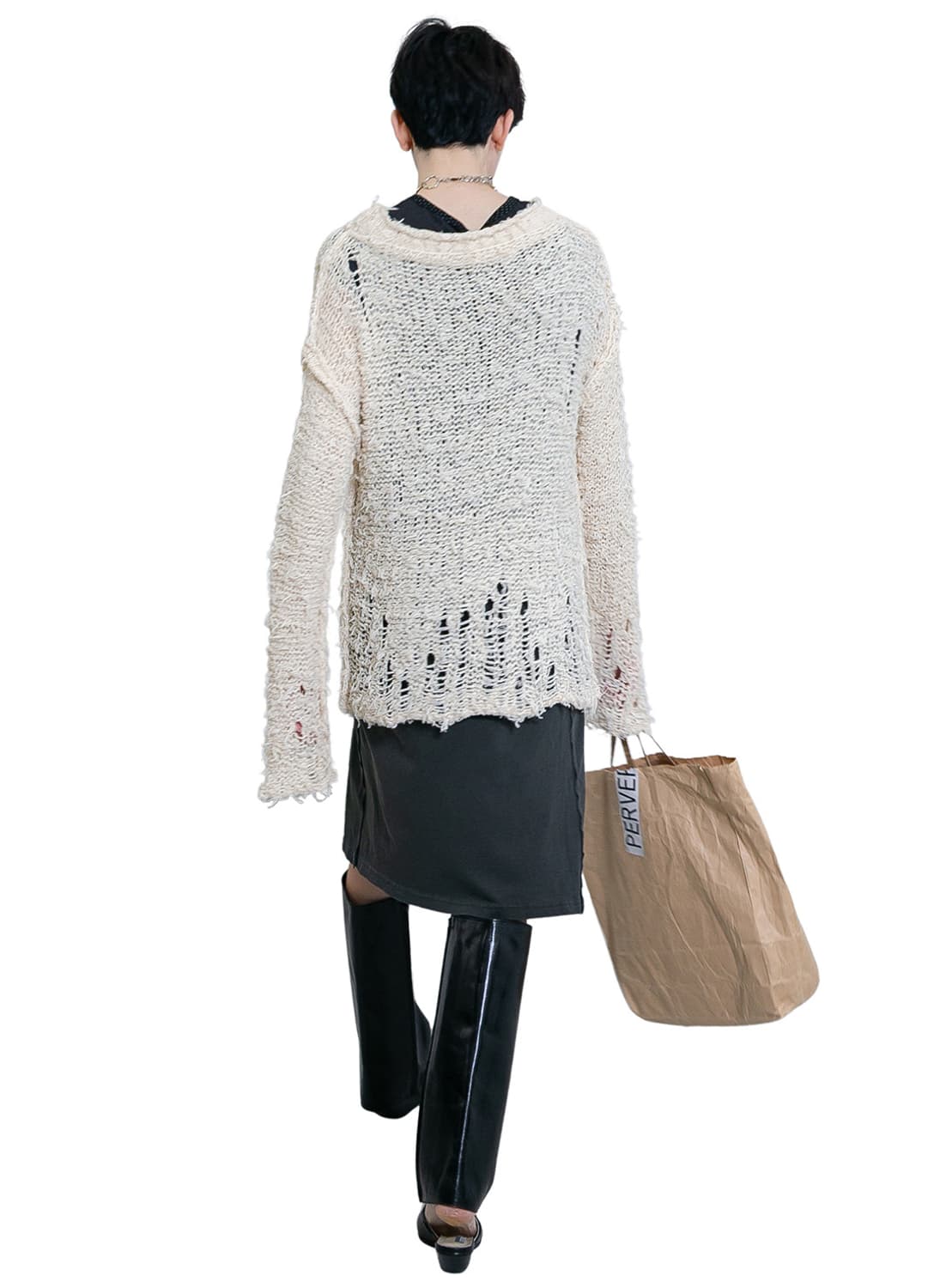 [F]퍼버즈 Rudder 니트/화이트 상품이미지3