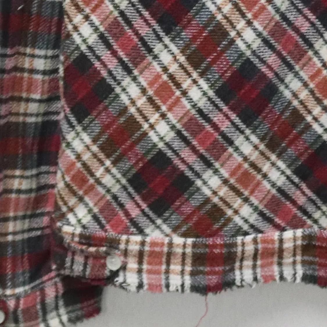 CHALLENGER  체크 데미지 포인트 셔츠 자켓 62093 상품이미지5