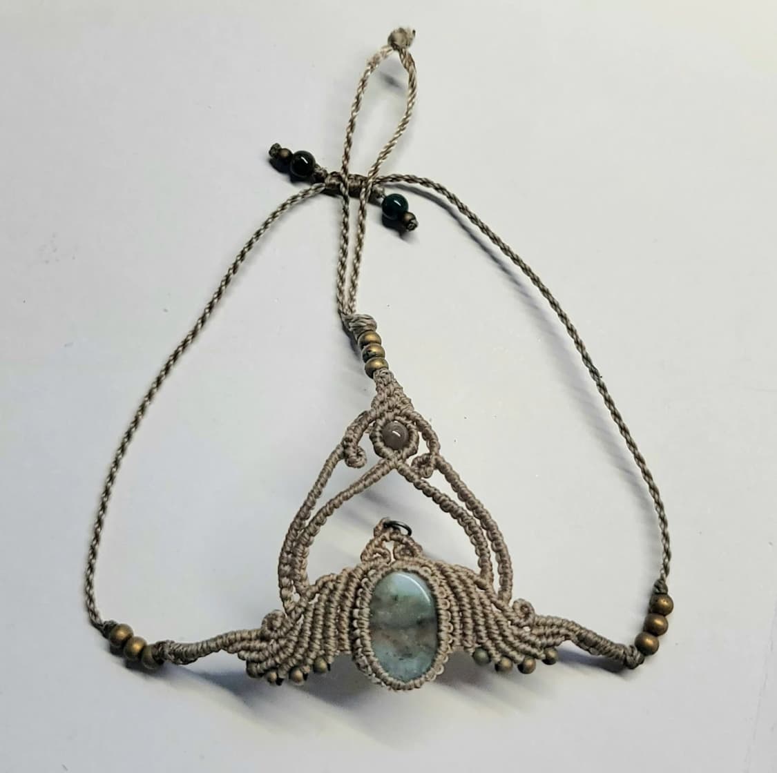 마크라메 아게이트스톤 슬레이브 팔찌 브레이슬릿 상품이미지2