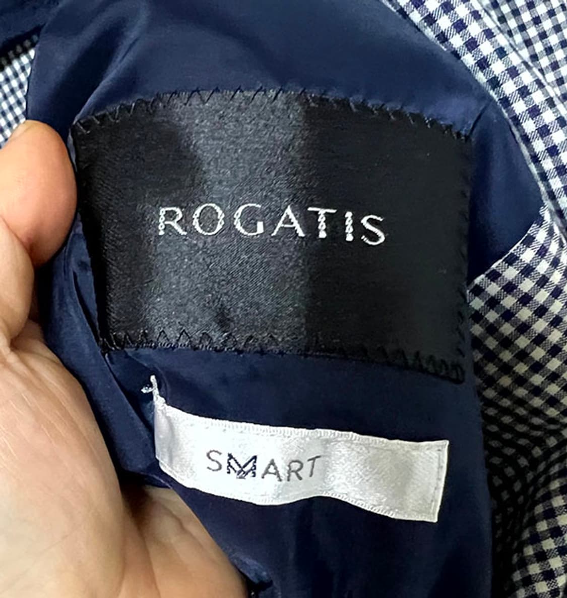 ROGATIS 로가디스 남자 여름자켓 블레이저 체크 투버튼 XL 105 상품이미지4