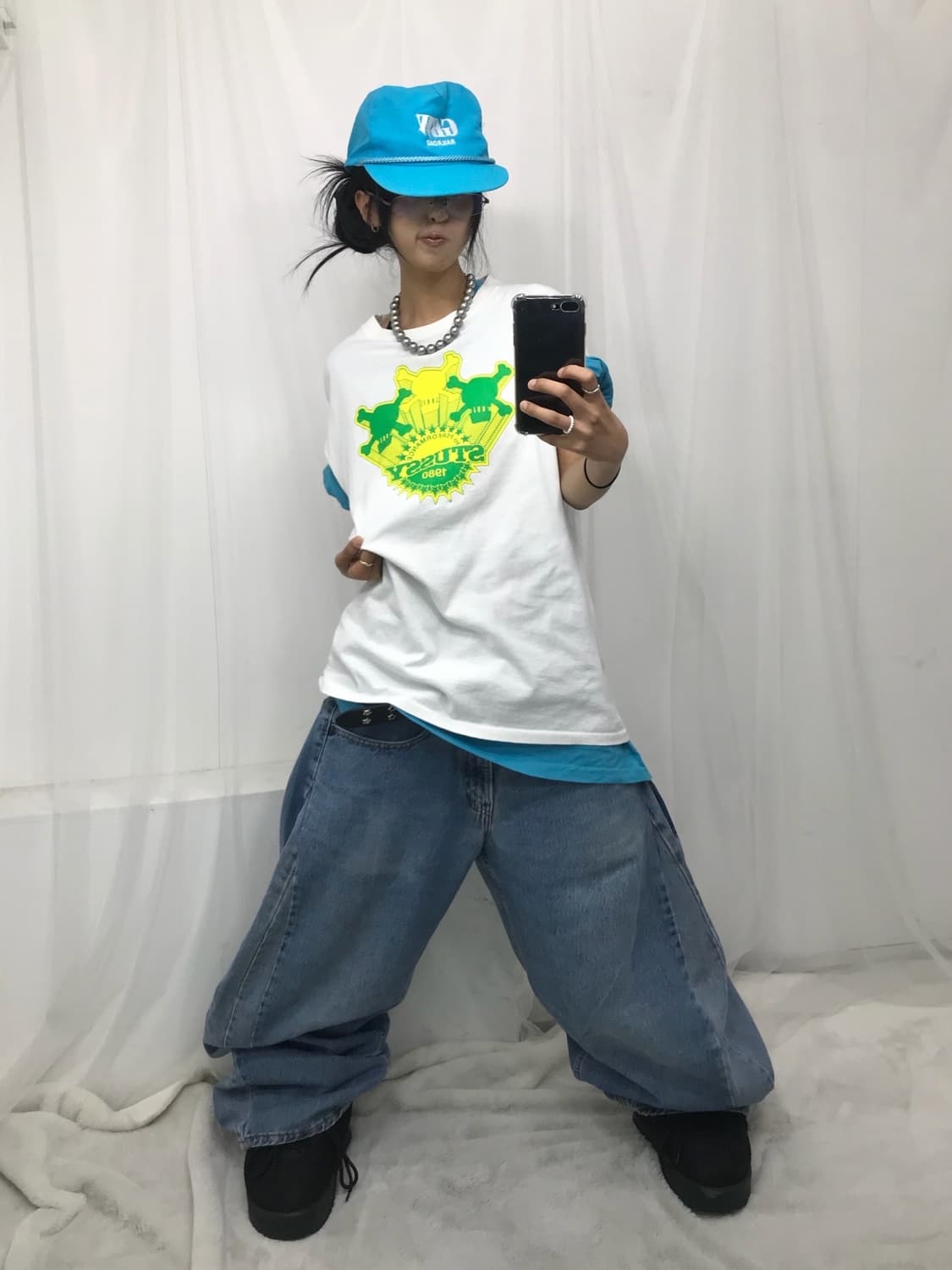< Stussy Skull !!!!! T-shirt > 상품이미지4