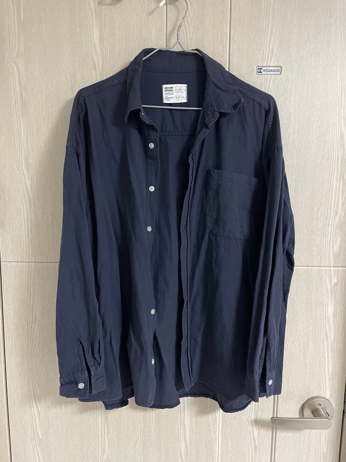 네이비 셔츠 상품이미지1