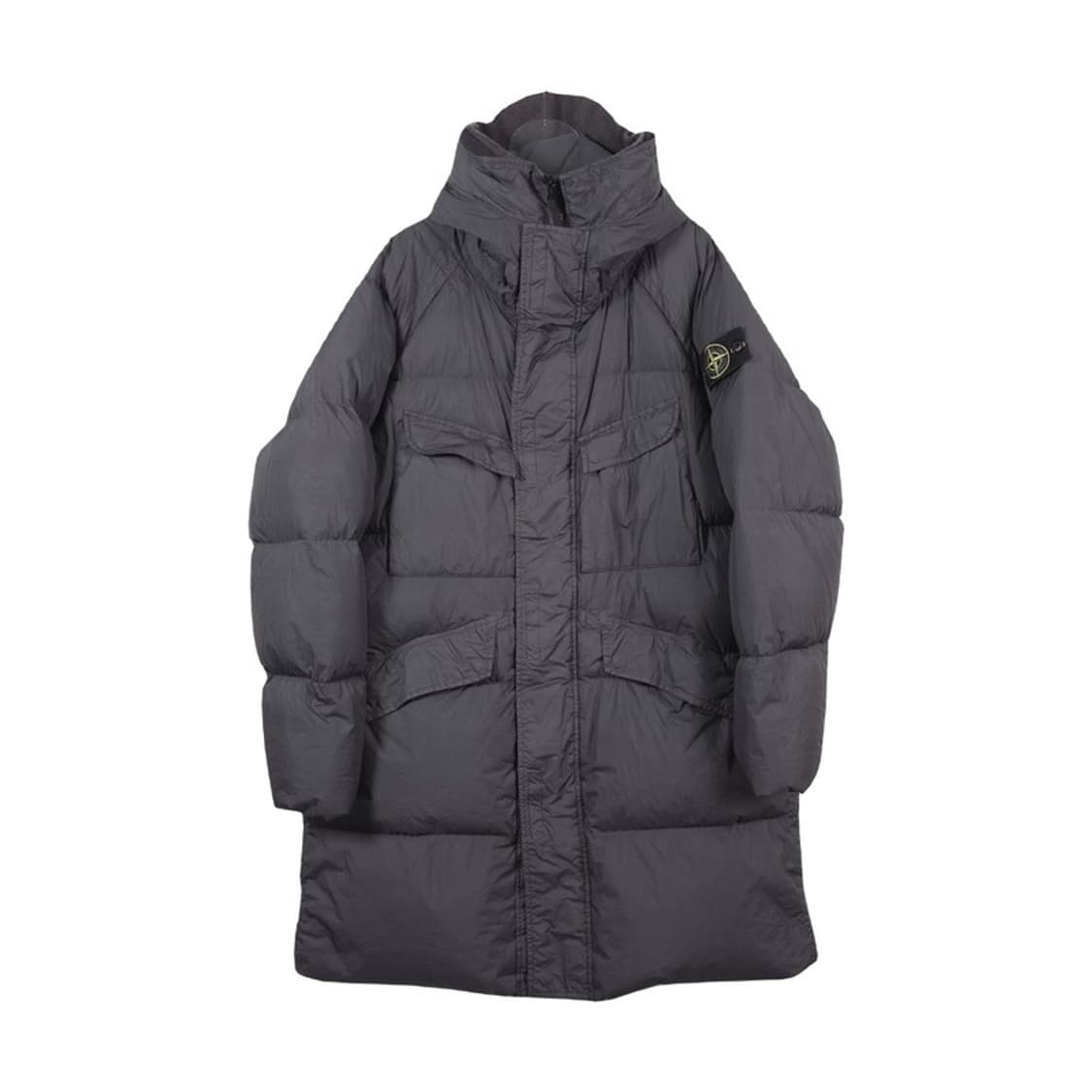 스톤아일랜드 가먼트다잉 크링클랩스 롱 다운 패딩 상품이미지1