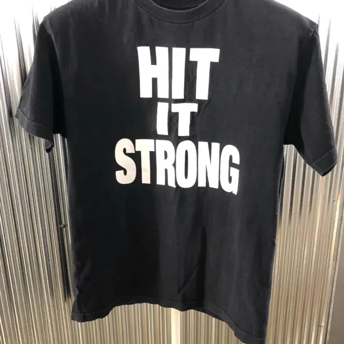 WWE 더락 HIT IT STRONG 검정 티셔츠 M 상품이미지4