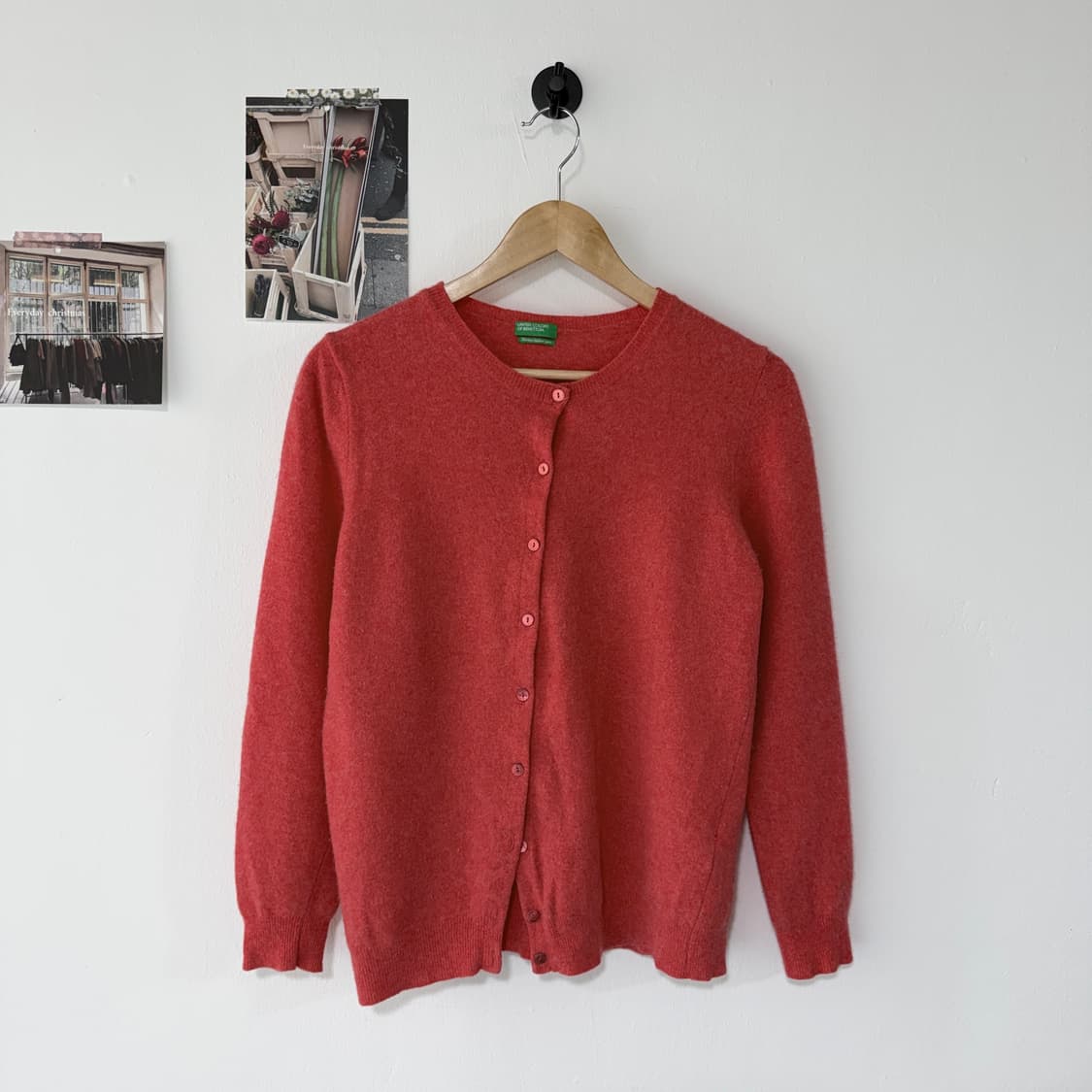 [XL] 베네통 라운드넥 울 가디건 상품이미지1