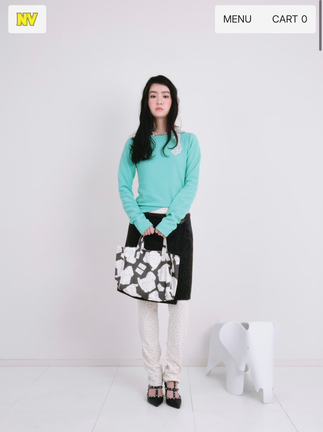 나비버스 토트백  스몰 (새상품) 상품이미지2