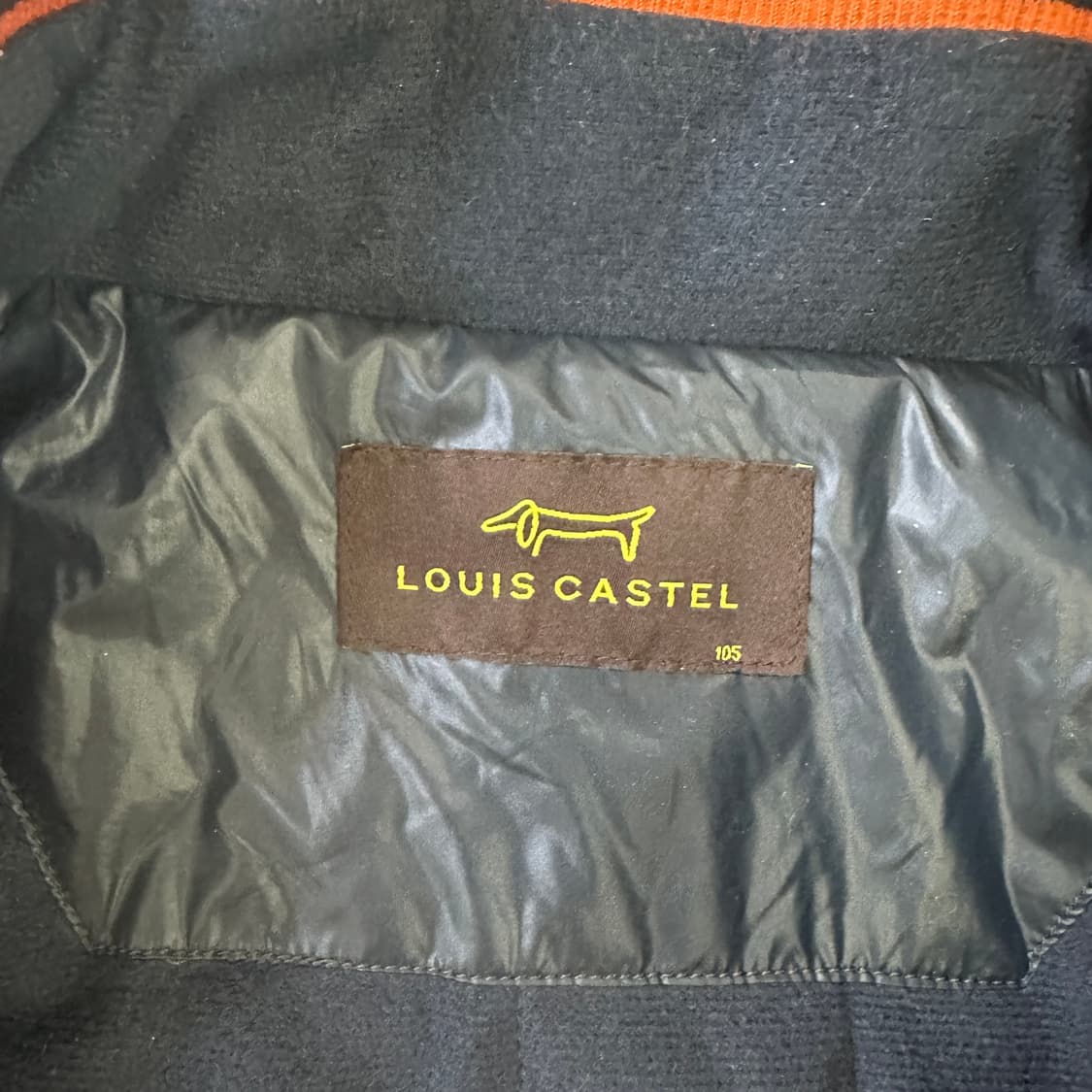 105 루이까스텔 배색 구스다운 패딩0320D 상품이미지2