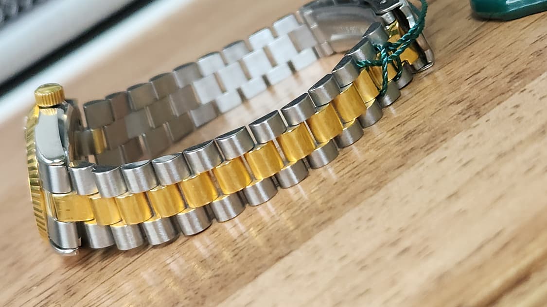 # 빈티지 콤비 22K 금도금 여성 명품시계 급처 상품이미지6