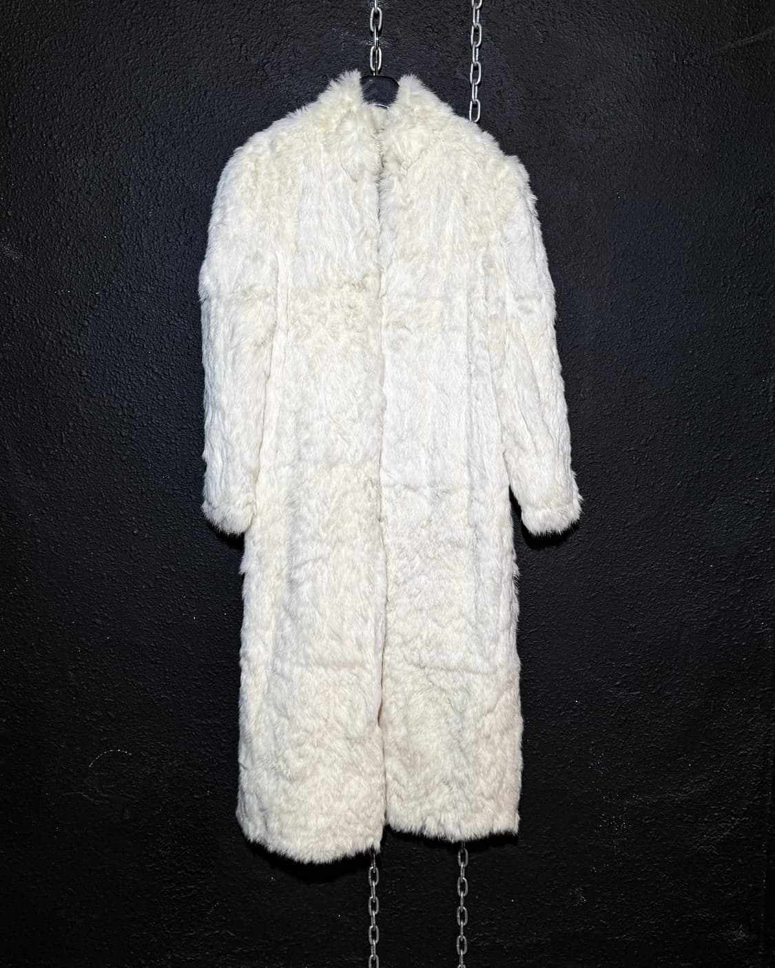 White Real Fur Long Coat 상품이미지1