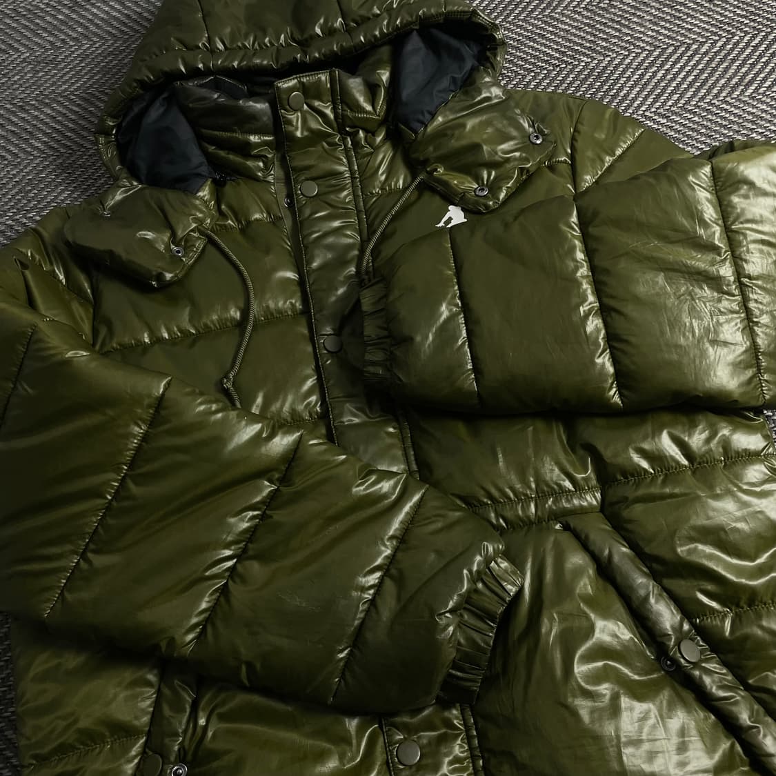 나이키 조던 점프맨 푸퍼 패딩 점퍼 카키y 3830 상품이미지5