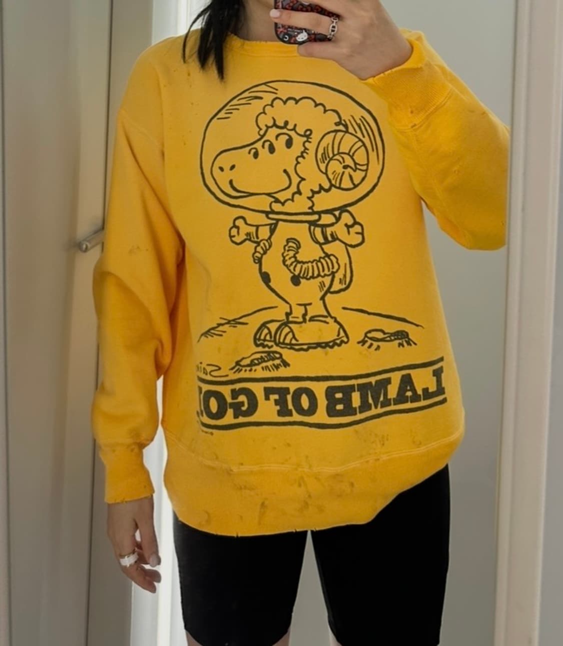 세인트미카엘 맨투맨 스몰 새상품 상품이미지2