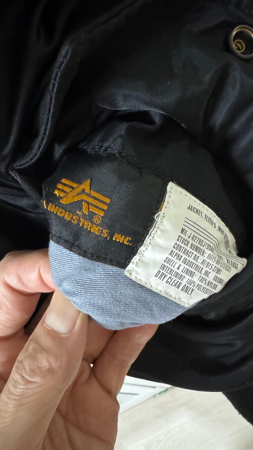 알파인더스트리 ma-1 XL사이즈  상품이미지9