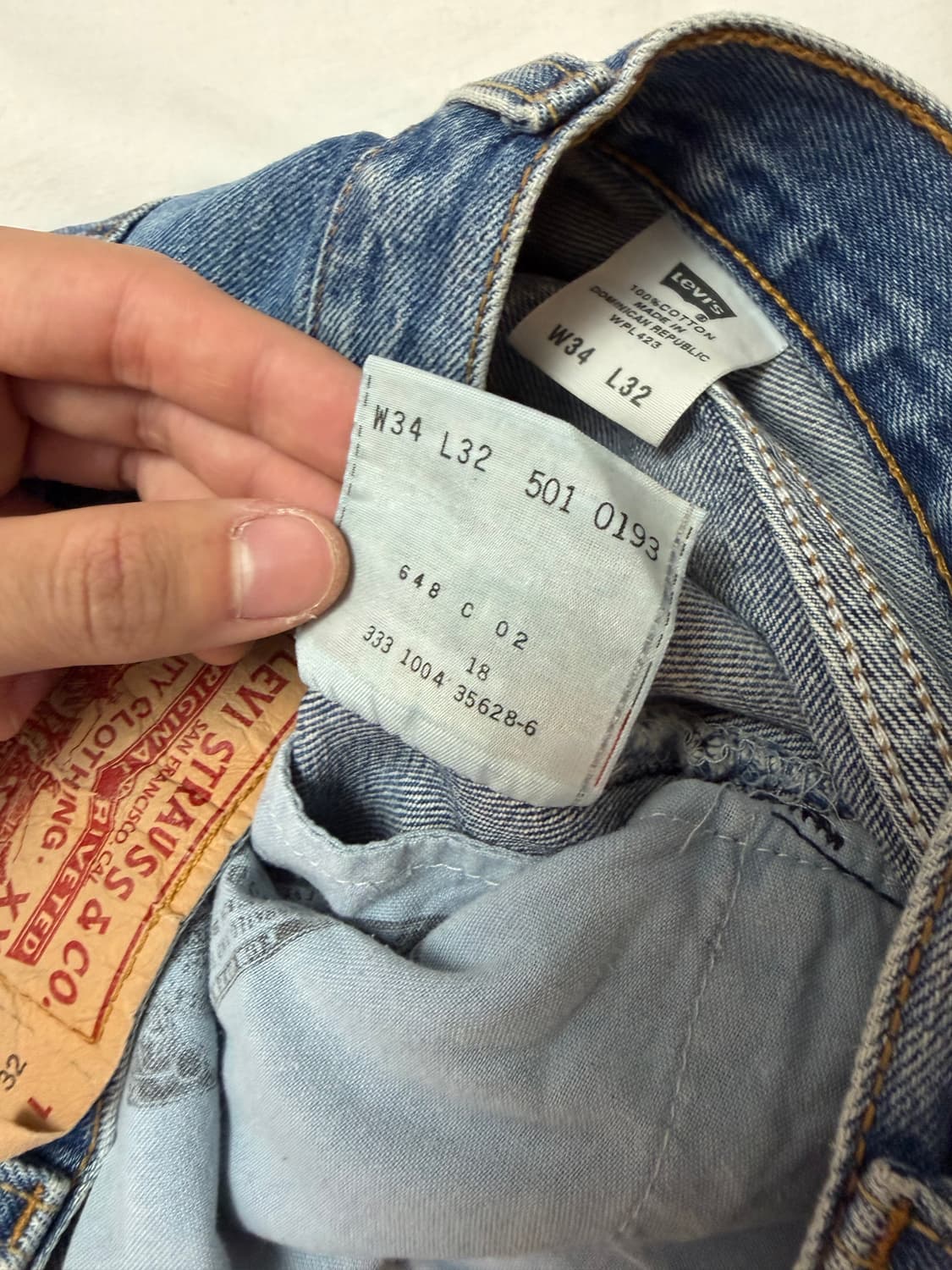 [34X32] 00s 리바이스 501 도미니카 공화국 상품이미지6