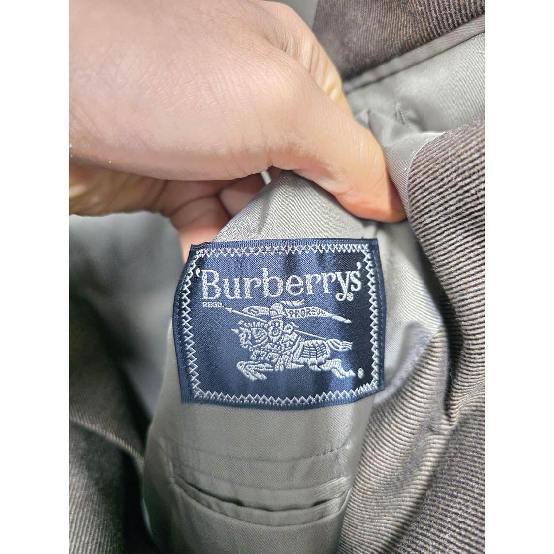 택포) 버버리 더블 브레스트 자켓 XL 상품이미지2