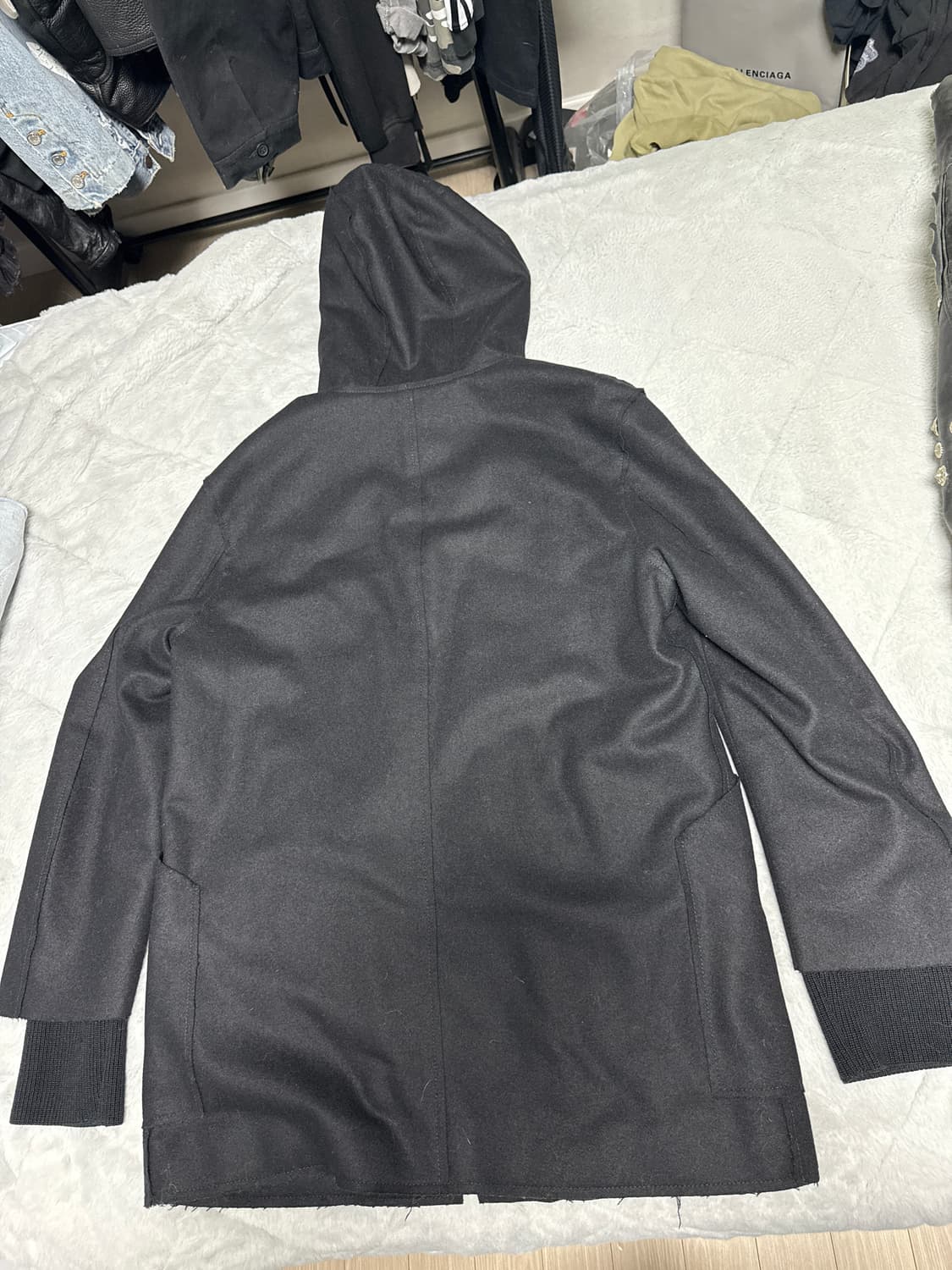 Kris Van Assche 후드 더블 코트 상품이미지4