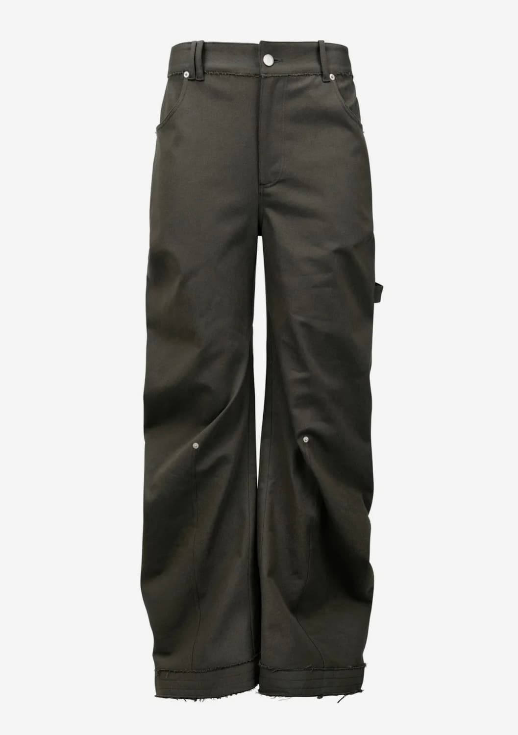 나체 Rawcut curved pants (KHAKI) 2 size 상품이미지2