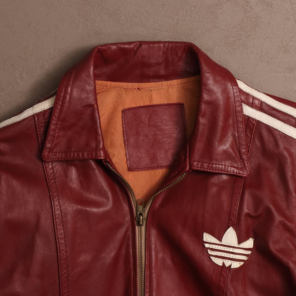 90's 아디다스 파이어버드 레더자켓 A1470 상품이미지2