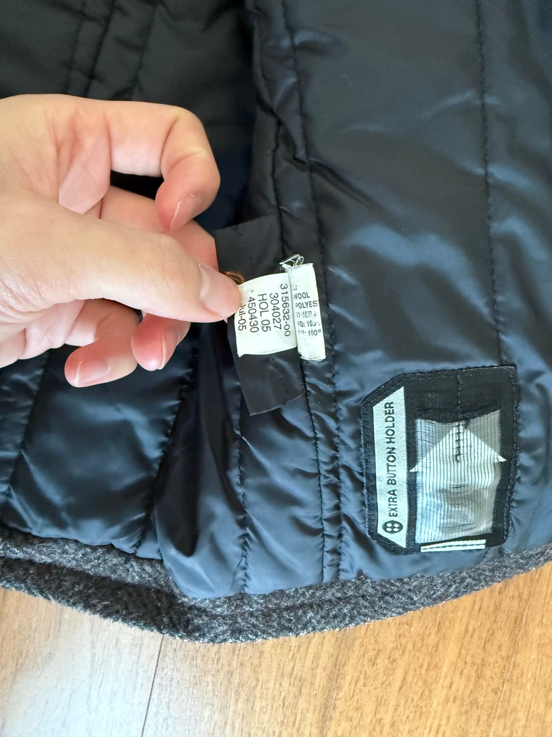 [L] 00‘s Gap padded 헤링본 자켓 상품이미지5