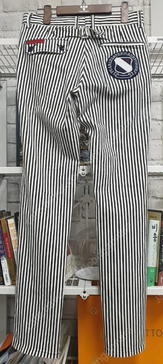 파리게이츠 여성골프바지 28 봄~가을 초여름 스트라이프 스키니핏 WA49 상품이미지3