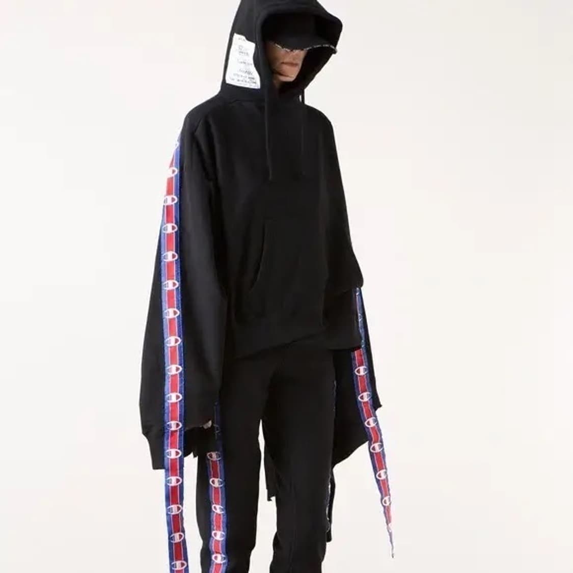 베트멍 x 챔피온 리버스위브 테이핑 후드 L 상품이미지8