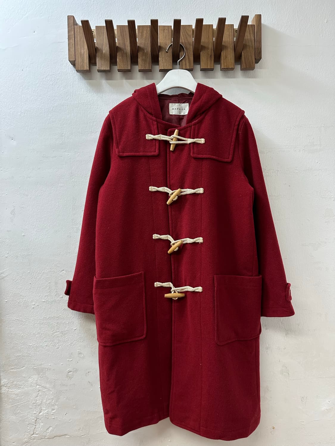 일본빈티지 울 떡보끼 더플 코트 상품이미지1