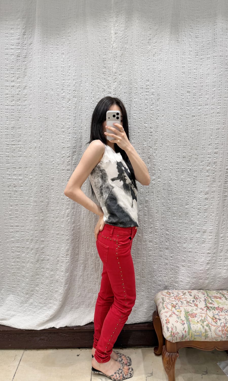 Stud point scarlet skinny 상품이미지5