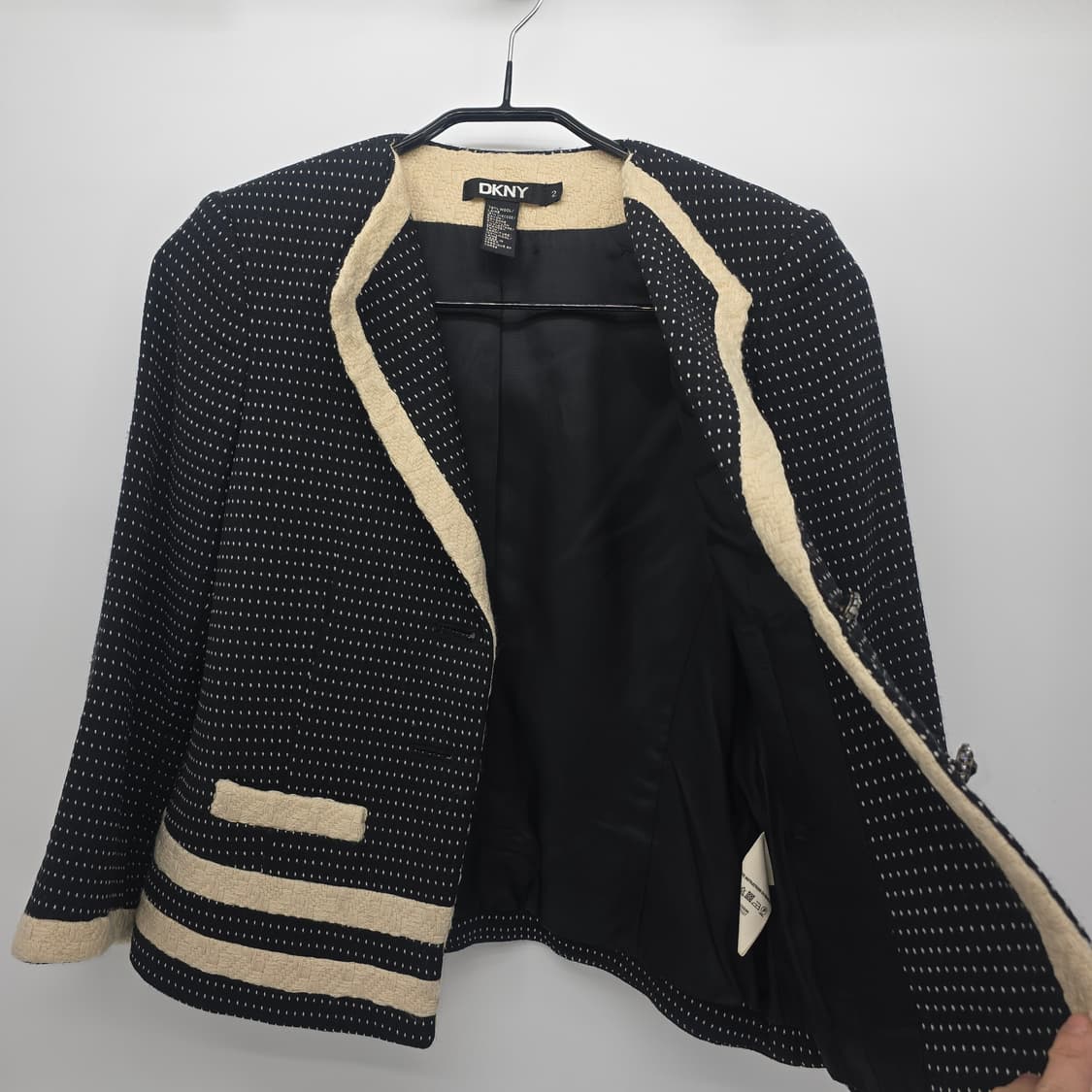 DKNY 울 트위드 자켓 XS 상품이미지7