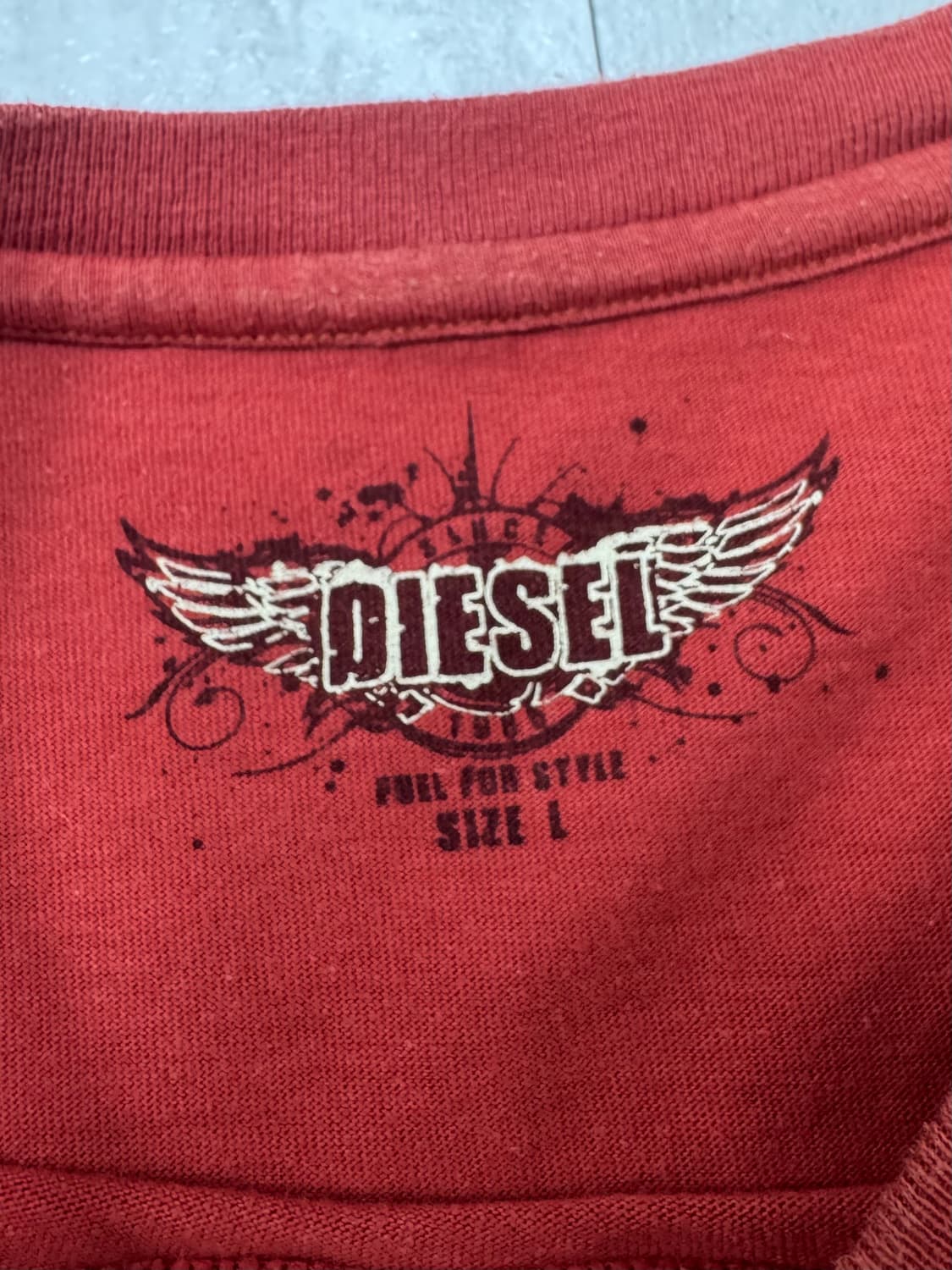 •디젤 Y2K 그래픽 반팔 티셔츠 상품이미지5