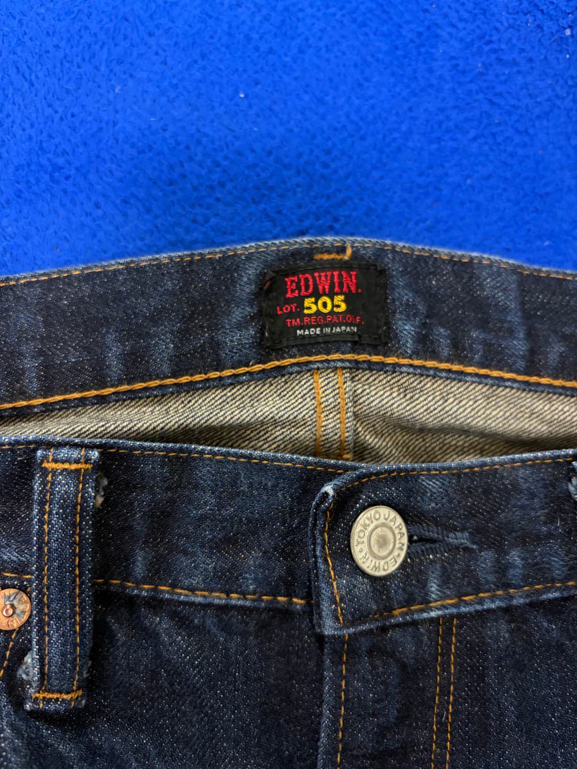 에드윈 505Z 셀비지 데님 [34x32] 상품이미지3