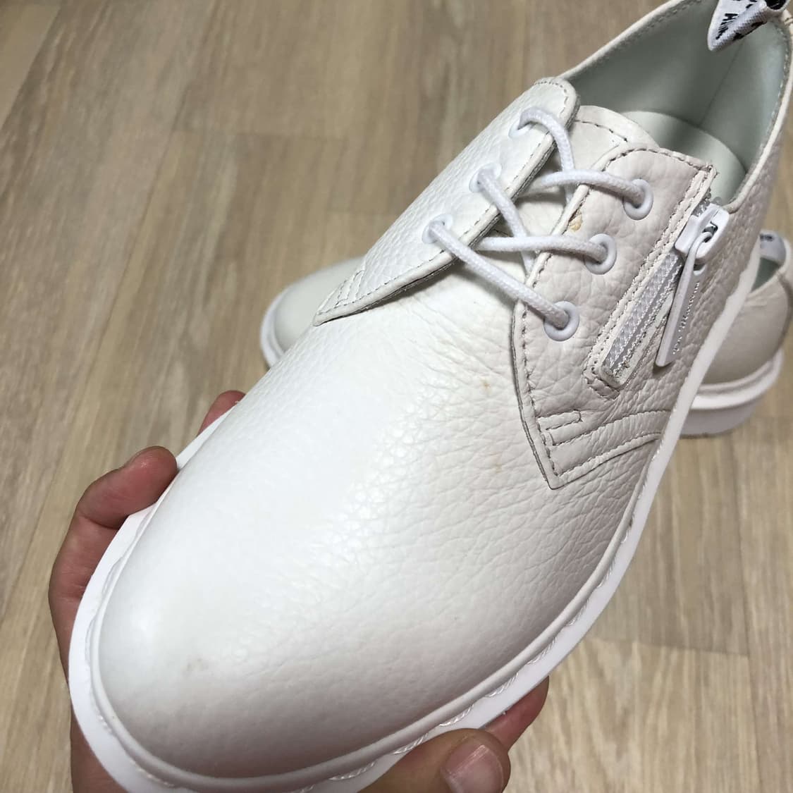 (220) 닥터마틴 1461 옥스포드 ZIP 지퍼 화이트 닥터마틴 220 상품이미지2