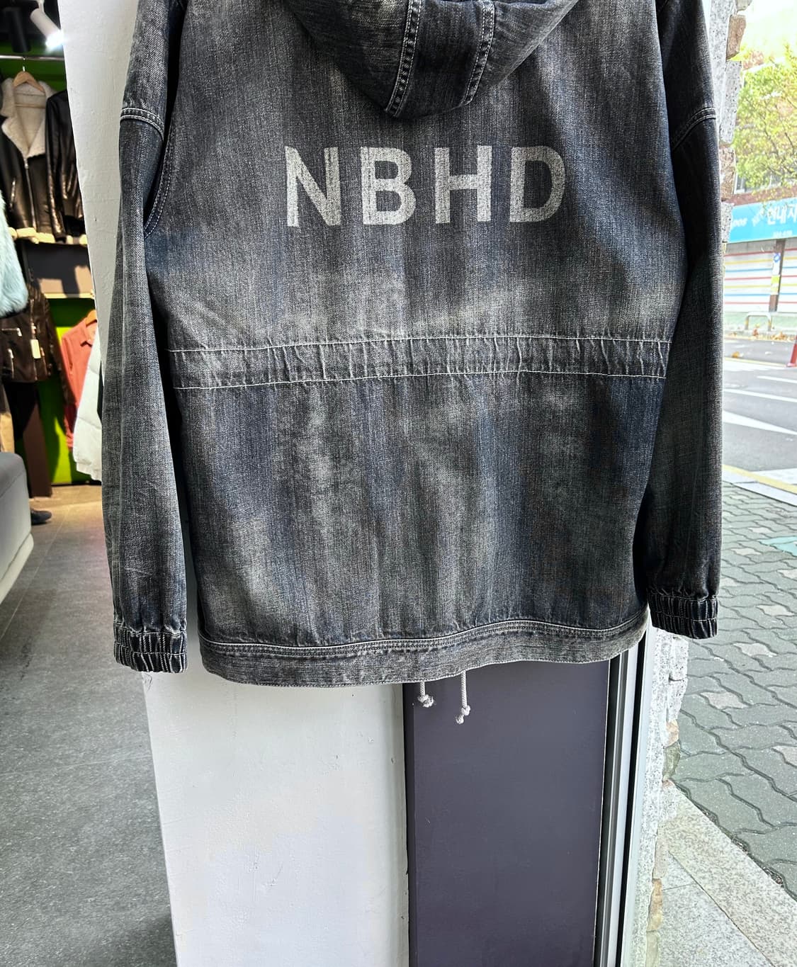 M/ 네이버후드 워시드 후디 청자켓 상품이미지9