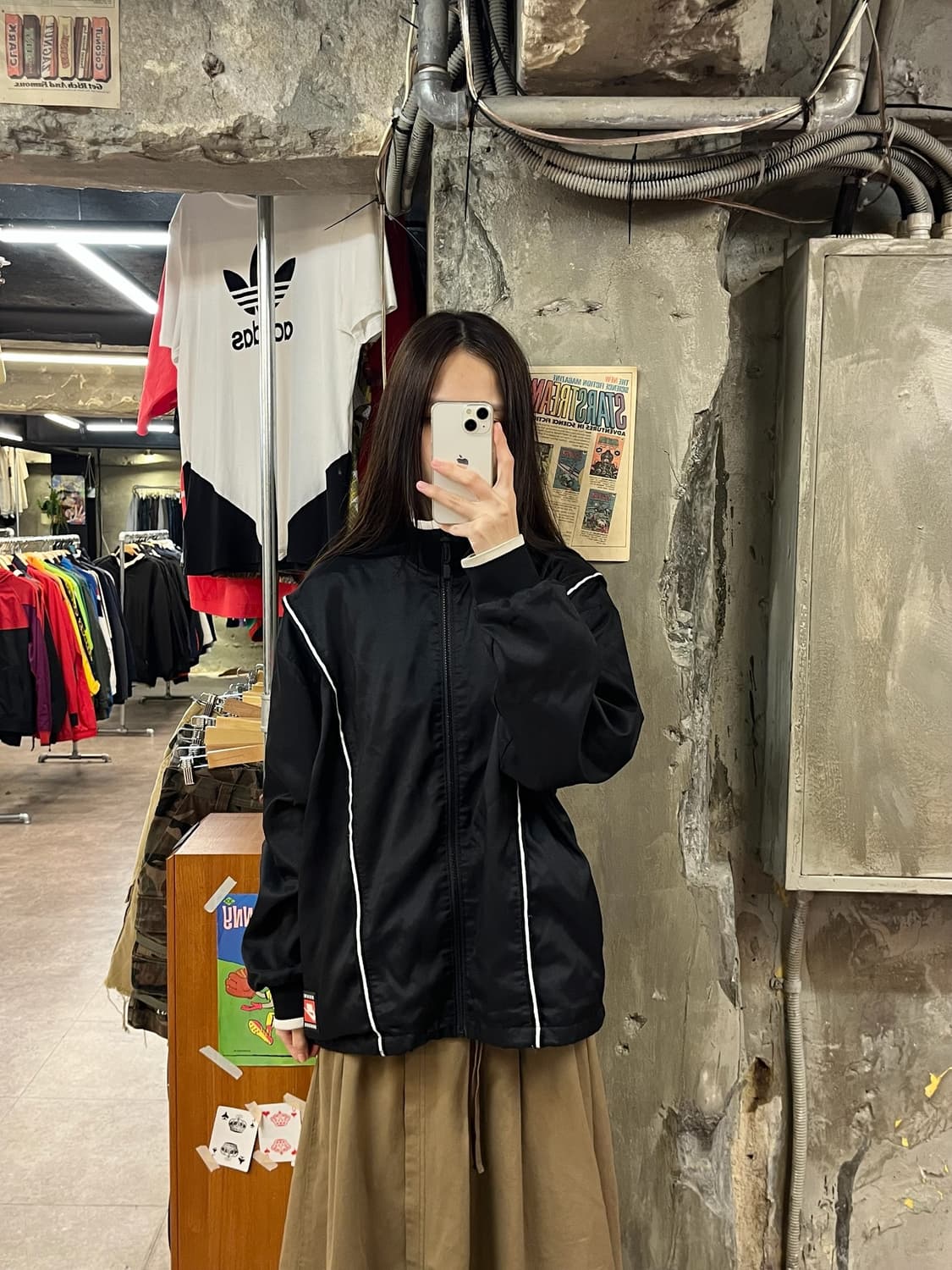 나이키 90s 나이키 팀 스포츠 집업 자켓 블랙 M #csz1291 상품이미지2